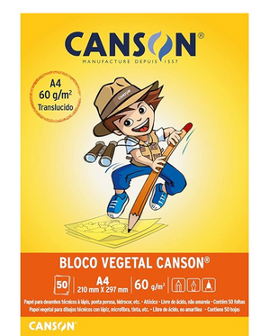 PAPEL VEGETAL A4 60G CANSON