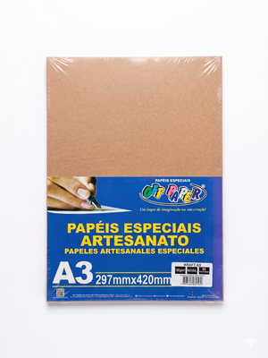 PAPEL KRAFT A3 180G OFF PAPER 50 FLS 89569