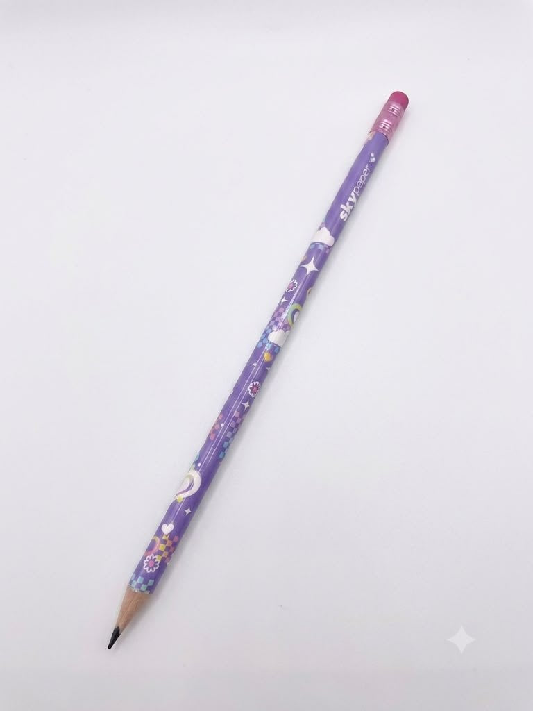 LAPIS GRAFITE REDONDO RESINA COM BORRACHA TEEN SK1208 SKYPAPER