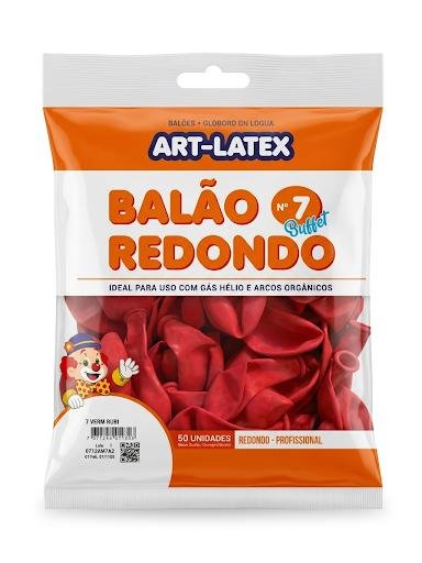 BALAO REDONDO N7 BUFFET 50 UND ART LATEX 