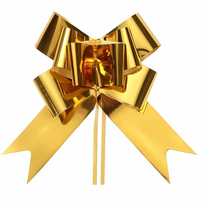LAÇO PRONTO PRESENTE DOURADO METALICO MAKE MAIS 5207