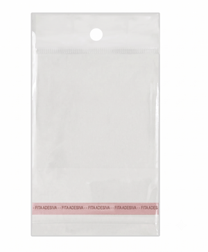 EMBALAGEM PLASTICA FECHO ADESIVO 10X15CM 100 UND IMPORT