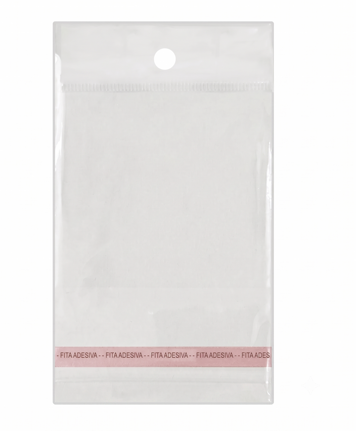 EMBALAGEM PLASTICA FECHO ADESIVO 10X15CM 100 UND IMPORT