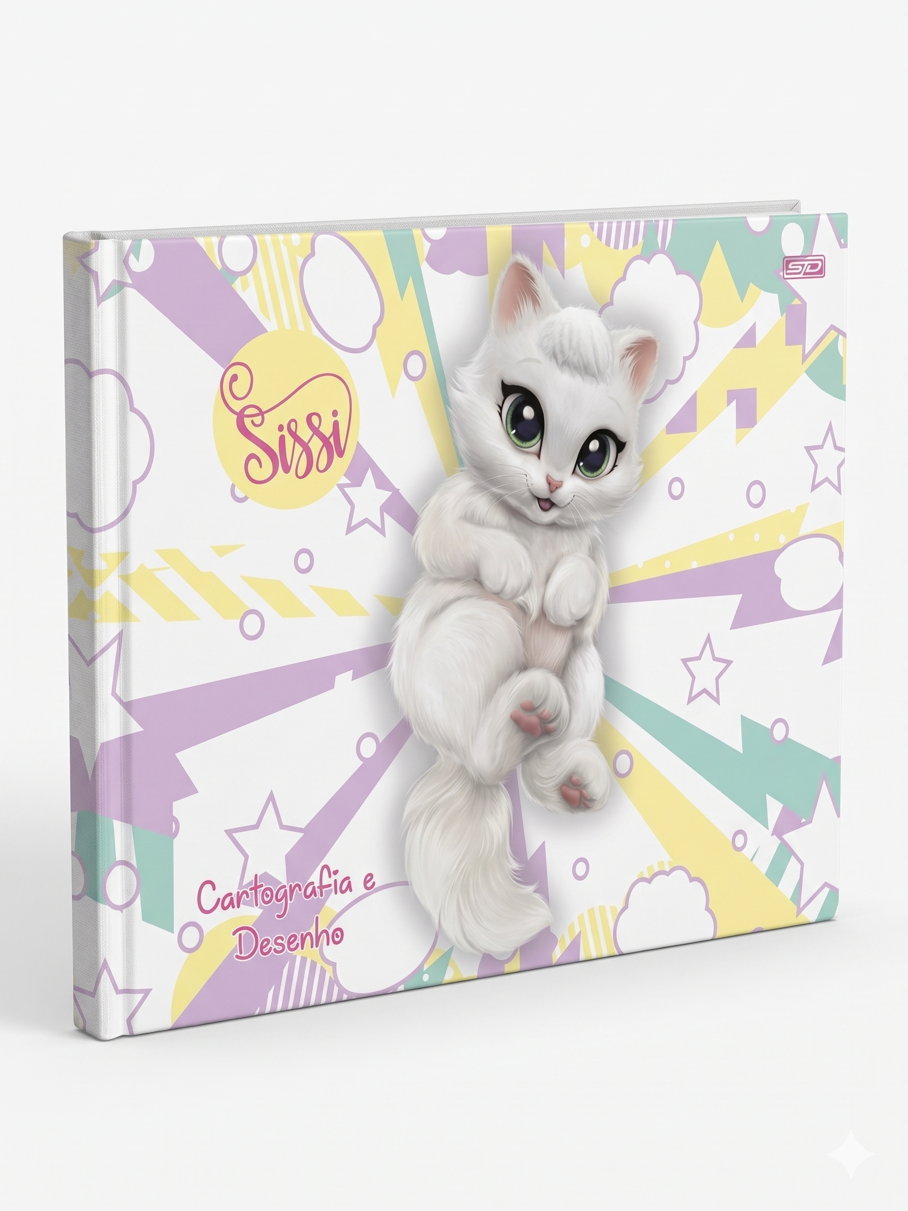 CADERNO DESENHO BROCHURA SISSI 48 FLS SD