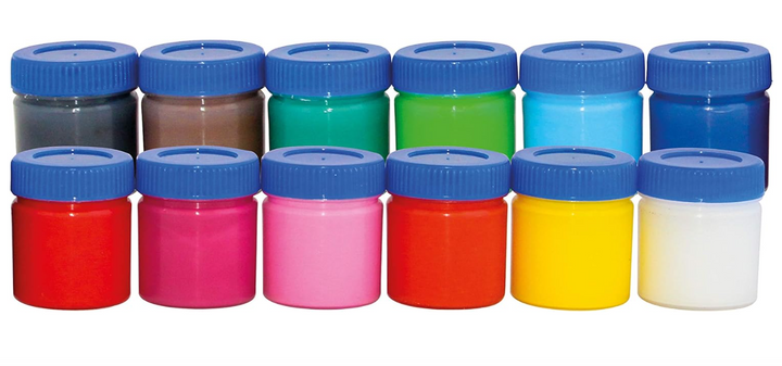 TINTA GUACHE 12 CORES 15ML GIOTTO 17000
