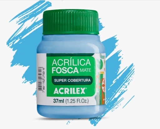 TINTA ACRILICA FOSCA MATE ACRILEX 37ML