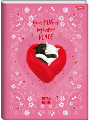 CADERNO BROCHURA GRANDE PET HOLIC JANDAIA 80 FLS