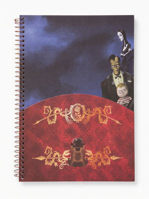 CADERNO 1M ESPIRAL FAMILIA ADDAMS 80 FLS TILIBRA