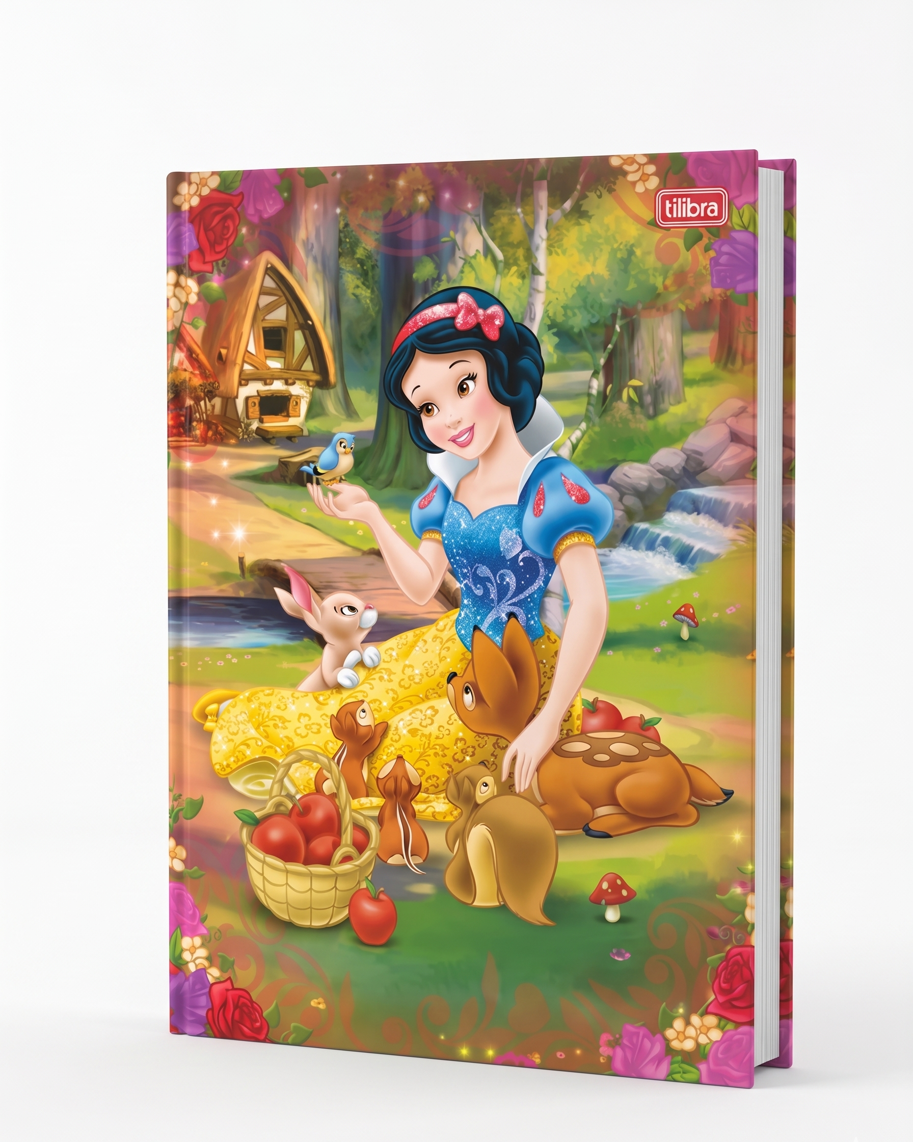 CADERNO BROCHURA 8810 PRINCESAS DISNEY 80 FLS TILIBRA