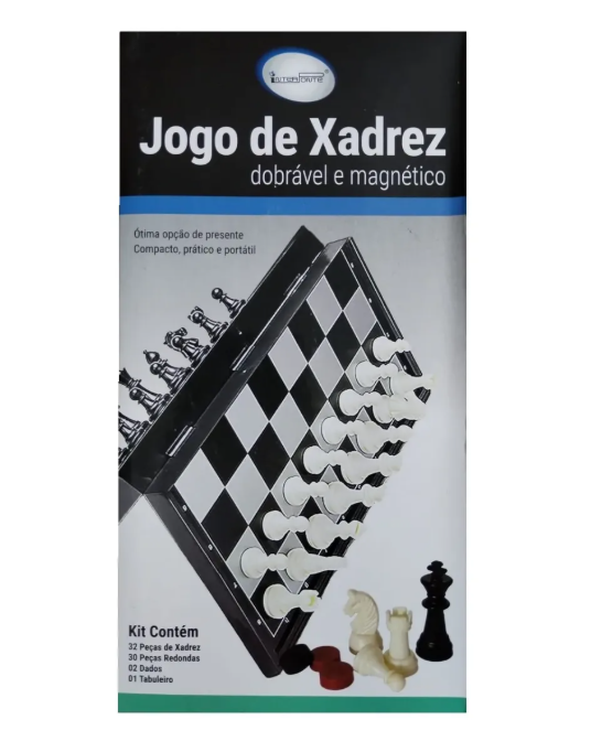 JOGO DE XADREZ MAGNETICO 3 EM 1 HT63911