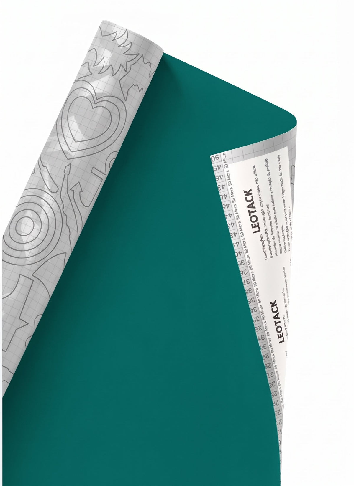 PAPEL PLASTICO ADESIVO COLOR LEOART