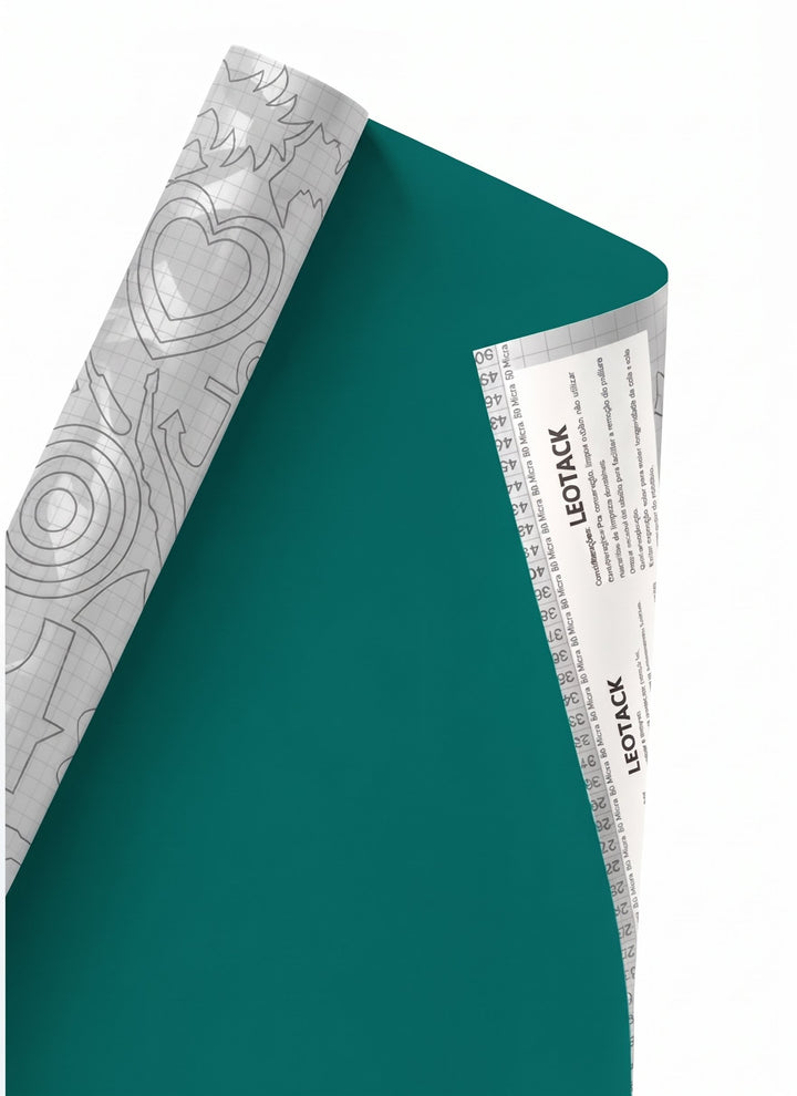 PAPEL PLASTICO ADESIVO COLOR LEOART