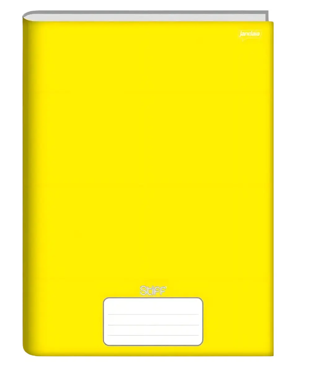 CADERNO BROCHURA PEQUENO STIFF 48 FLS CORES