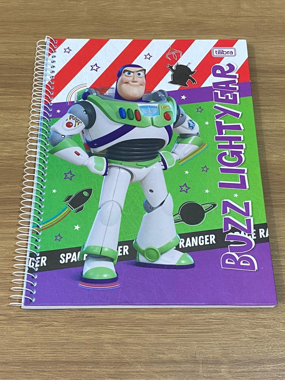 CADERNO 1M ESPIRAL TOY STORY 80 FLS TILIBRA