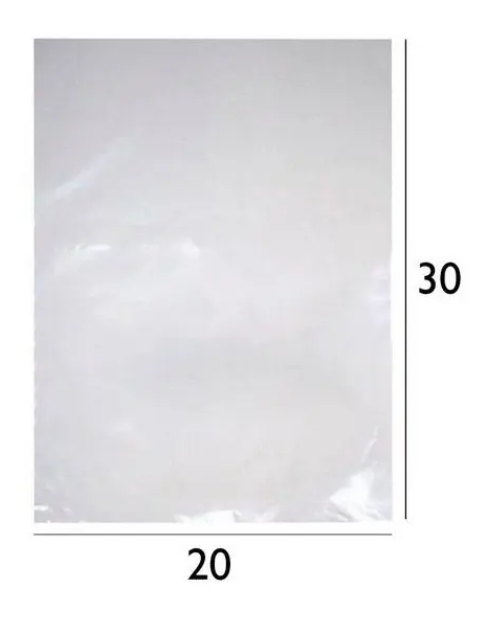 EMBALAGEM SACO 20X30 TRANSPARENTE 50 UND