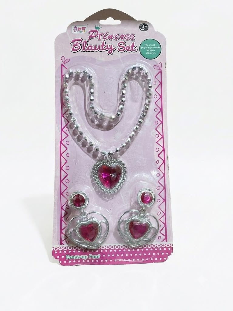 BRINQUEDO COLAR E BRINCOS PRINCESS BLAUTY SET 977 TOYS