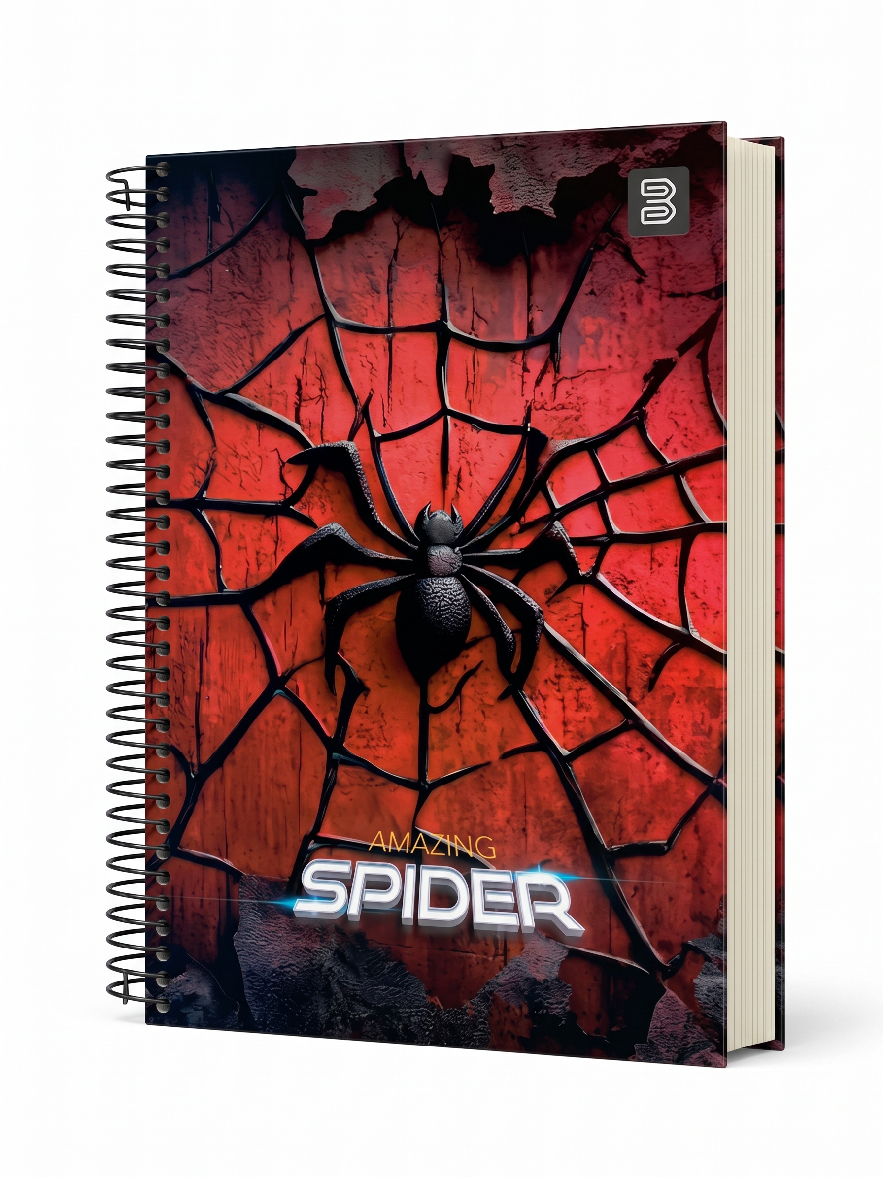CADERNO 10M 2801 AMAZING SPIDER 160 FLS JANDAIA