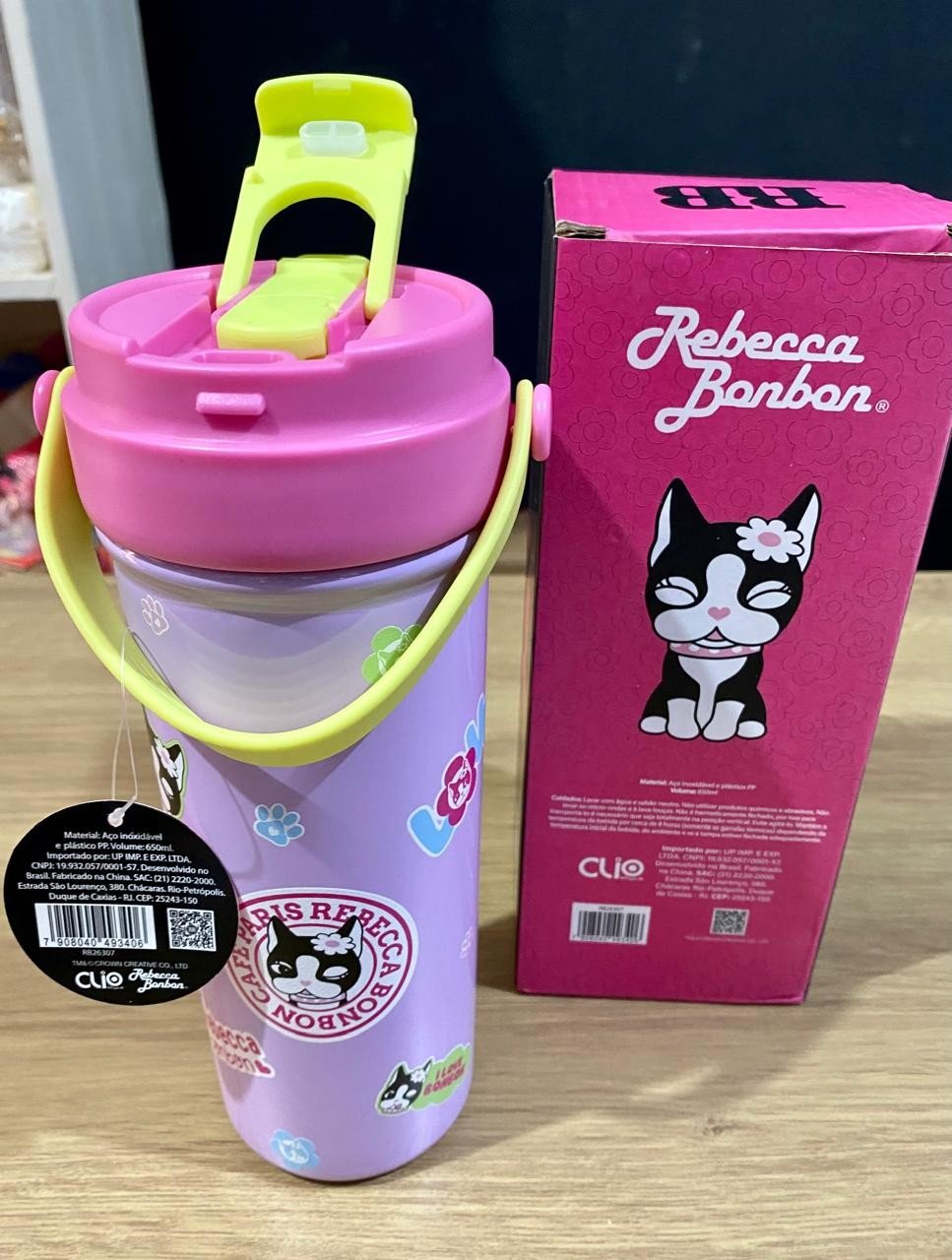 GARRAFA TERMICA 500ML REBECA BOMBOM