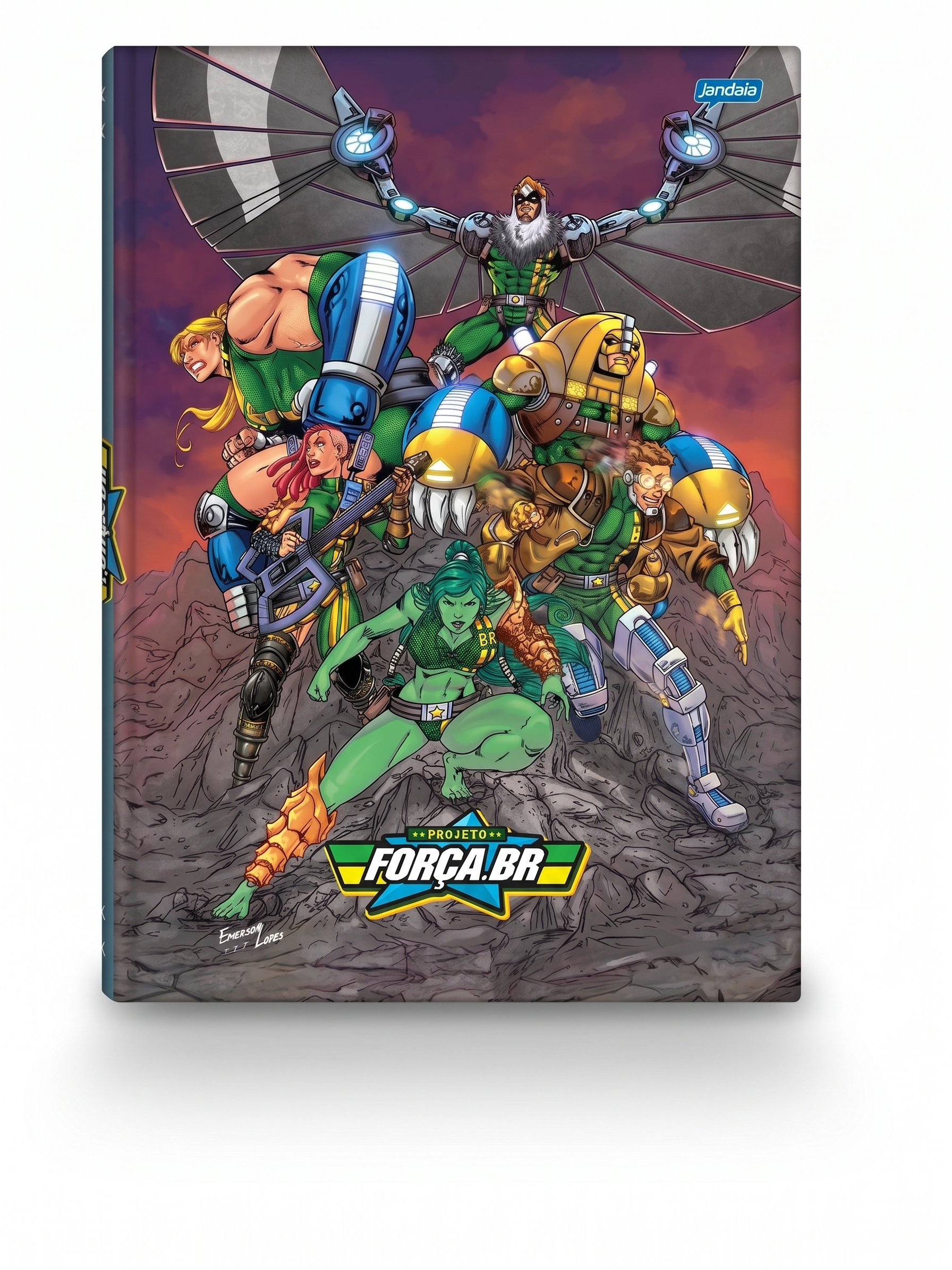CADERNO BROCHURA 1011 FORÇA BR 80 FLS JANDAIA