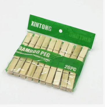 PRENDEDOR BAMBOO PEG 6x1,5CM 20 UND