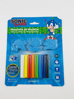MASSINHA MODELAR MOLDE SONIC 80G LEO E LEO
