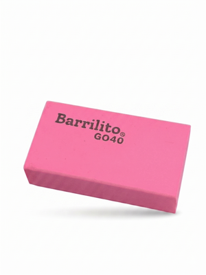 BORRACHA RETANGULAR PEQUENA COLOR NEON BARRILITO GO40