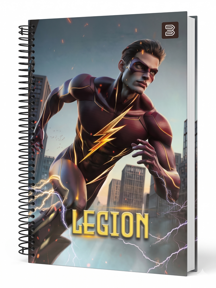 CADERNO 10M 6395 LEGION 160 FLS JANDAIA