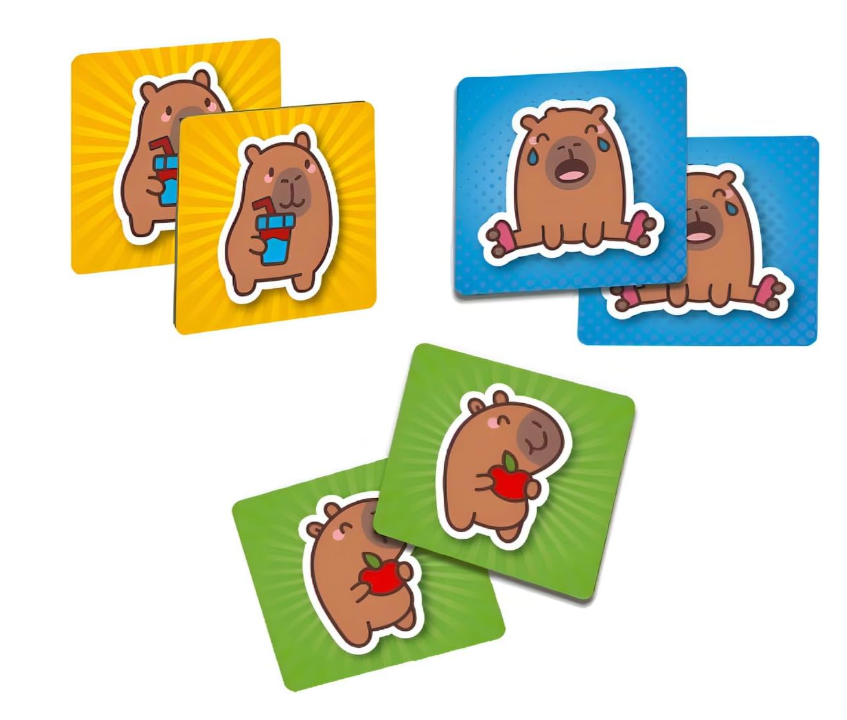 BRINQUEDO EDUCATIVO MEMORIA CAPIVARA 40 PEÇAS PAIS E FILHOS