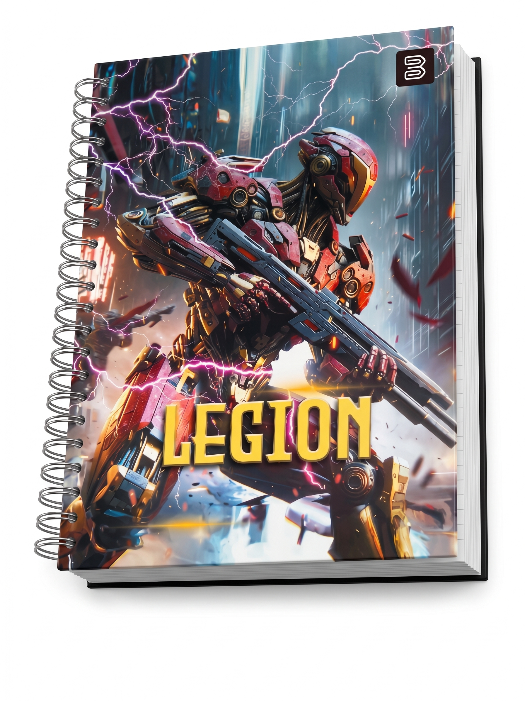 CADERNO 10M 6395 LEGION 160 FLS JANDAIA