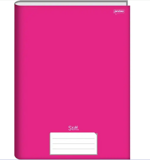 CADERNO BROCHURA GRANDE STIFF CORES 96 FLS JANDAIA
