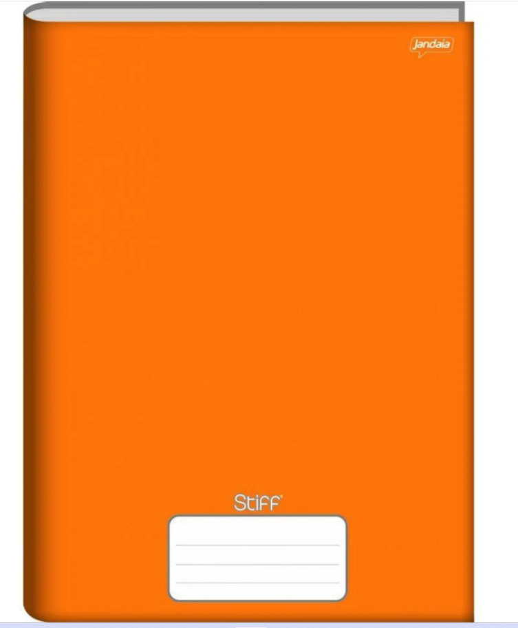 CADERNO BROCHURA GRANDE STIFF CORES 96 FLS JANDAIA