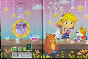 CADERNO BROCHURA GRANDE TURMA DA BELA CD JANDAIA 80 FLS 