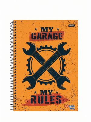 CADERNO 1M ESPIRAL UNI MAGIA BASIC 96 FLS MASCULINO