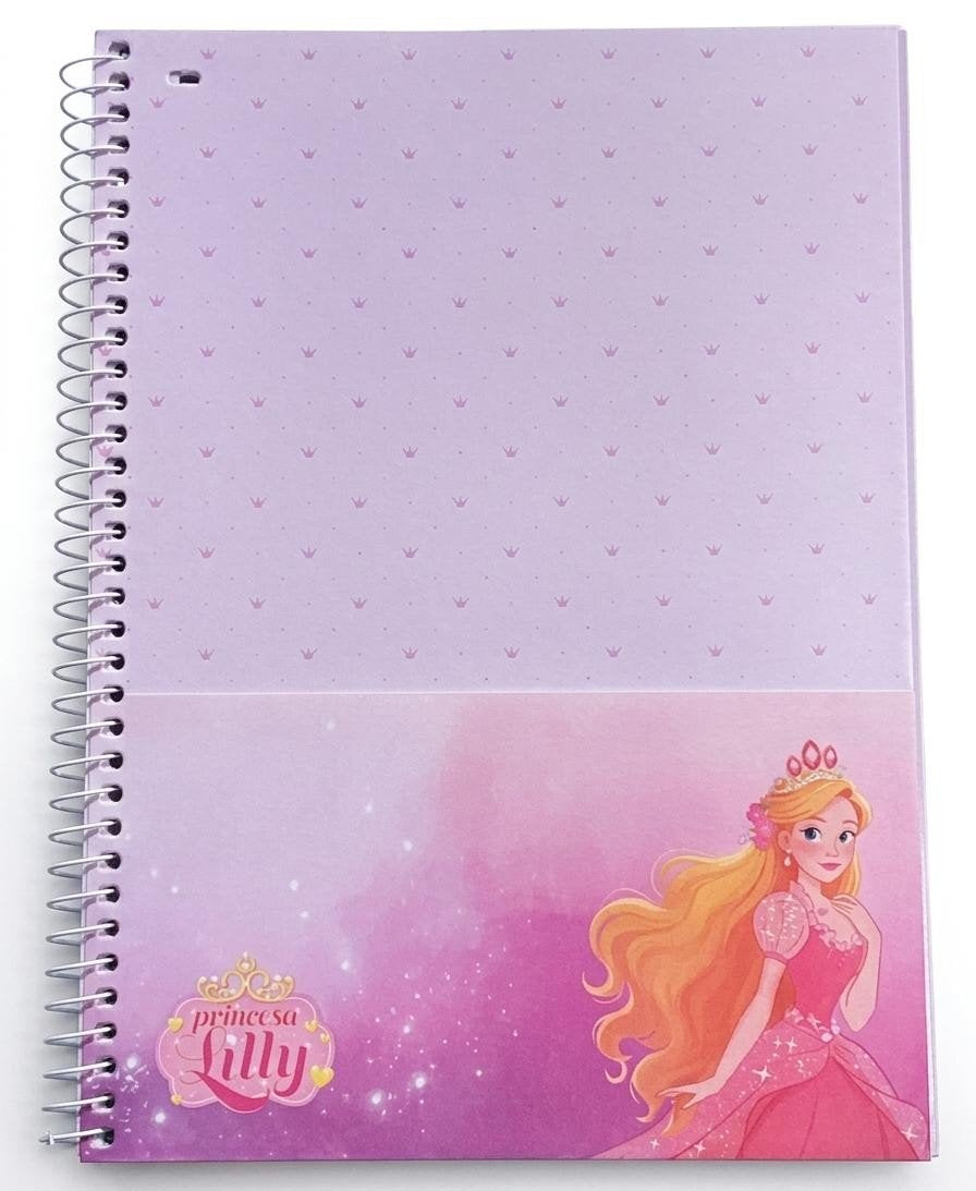 CADERNO 15 M PRINCESA LILLY JANDAIA 300 FLS