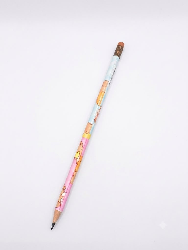 LAPIS GRAFITE REDONDO RESINA COM BORRACHA CAPIVARA CP1202 SKYPAPER