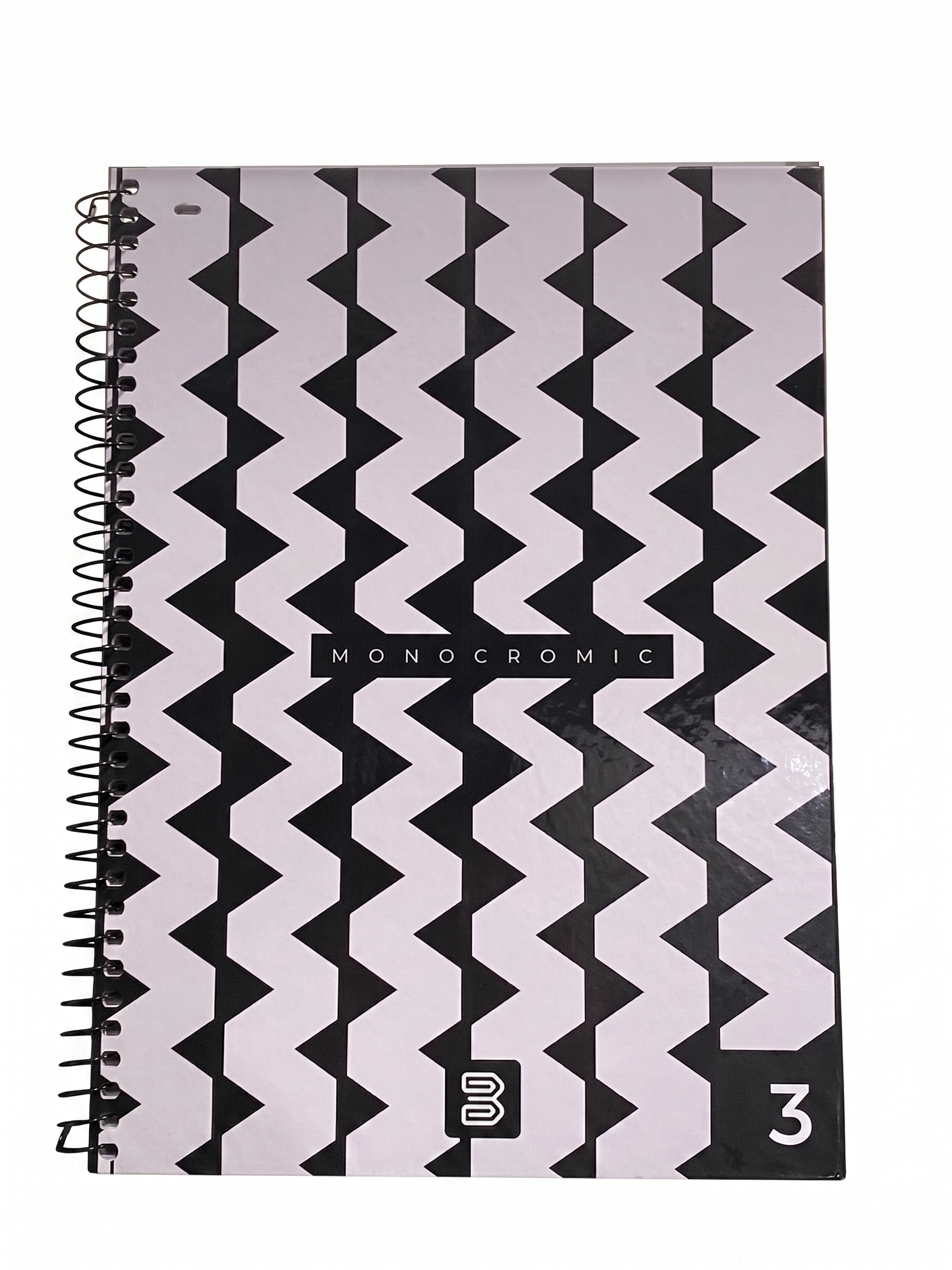 CADERNO 1M ESPIRAL MONOCROMIC 80 FLS JANDAIRA