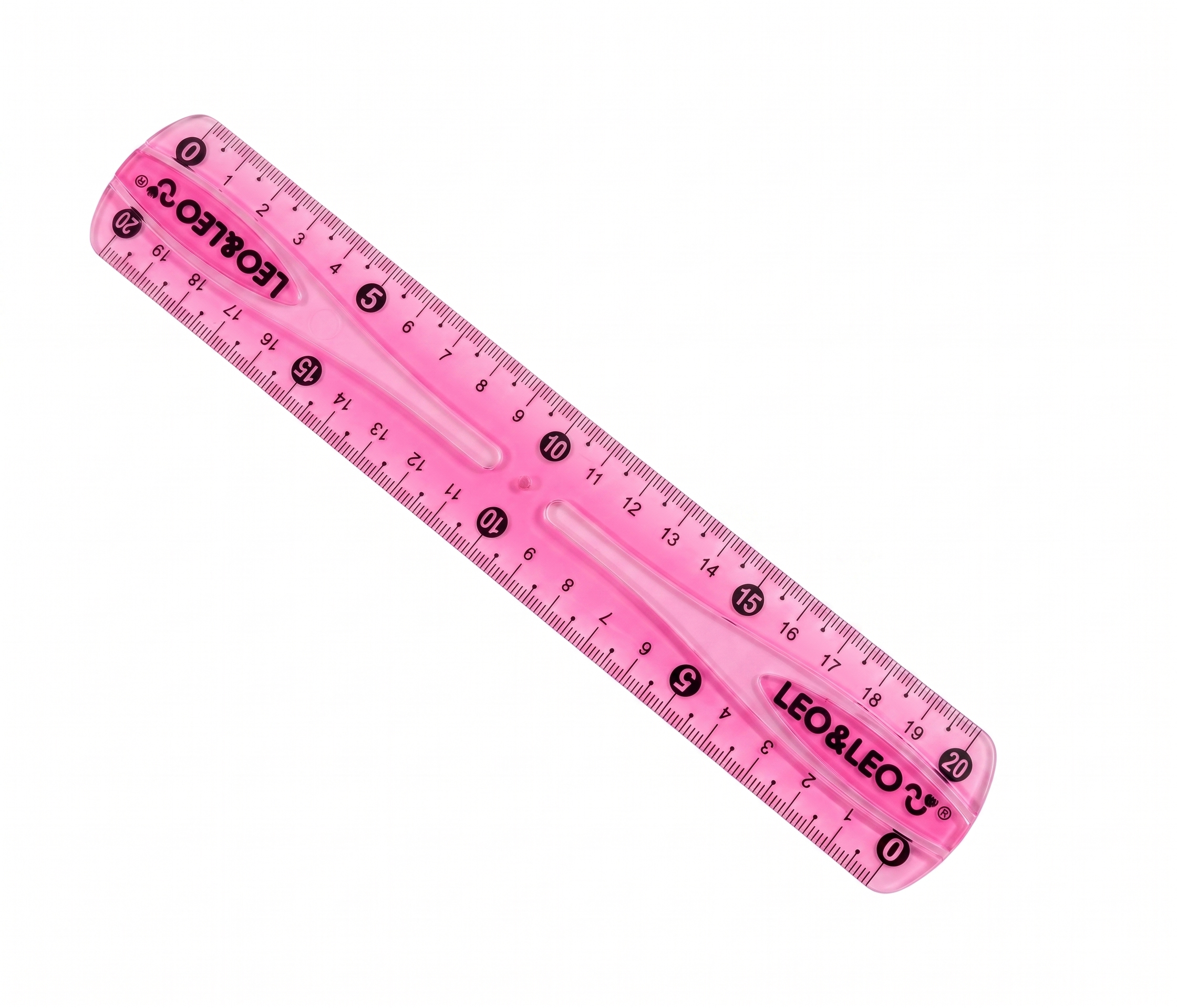 REGUA FLEXIVEL 20CM CORES LEO E LEO