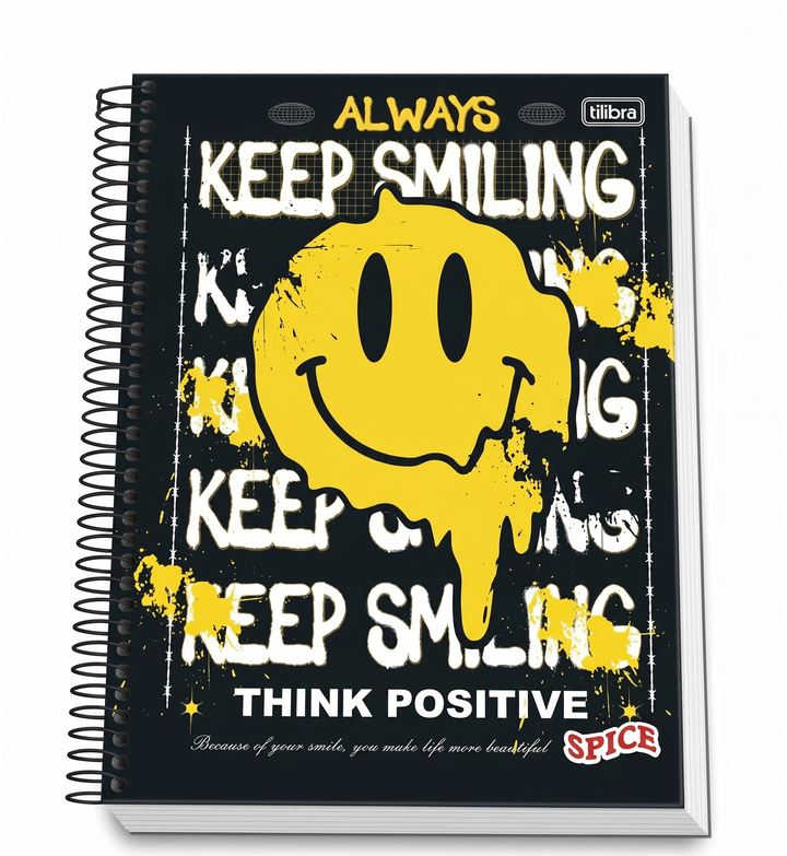 CADERNO 10M 9189 SPICE 160 FLS TILIBRA