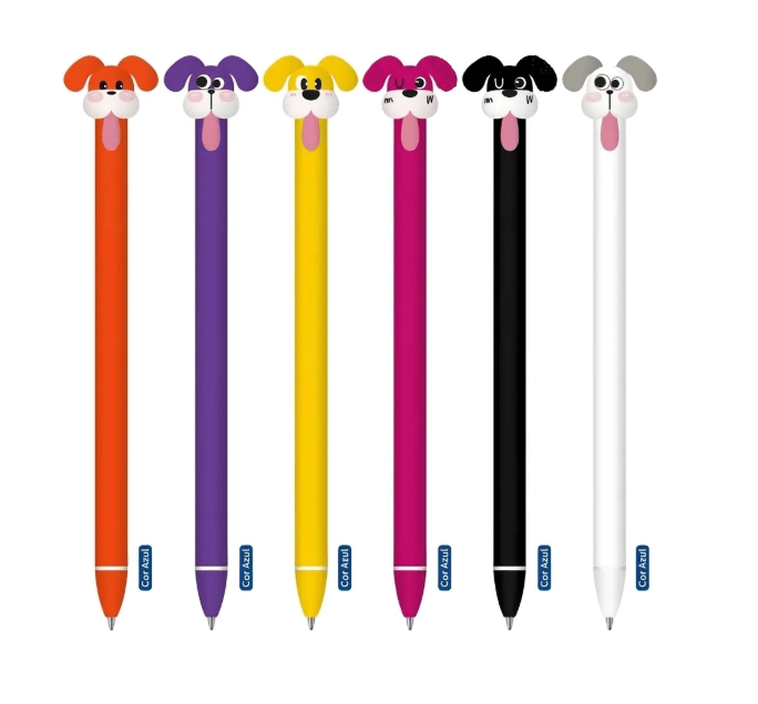 CANETA APAGAVEL 0.5MM CACHORINHOS LYKE