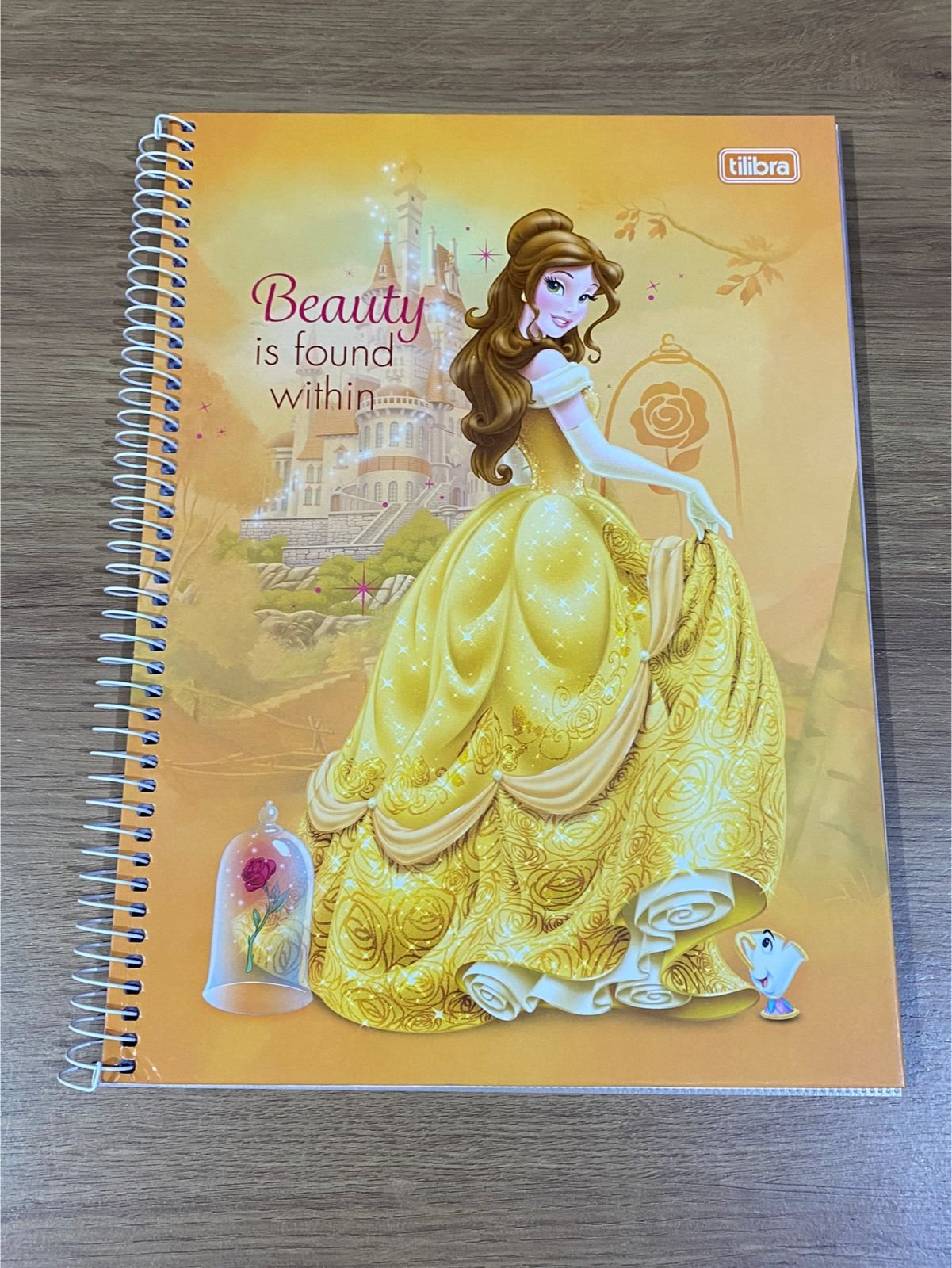 CADERNO 1M UNIV ESPIRAL PRINCESAS DISNEY TILIBRA 80 FLS