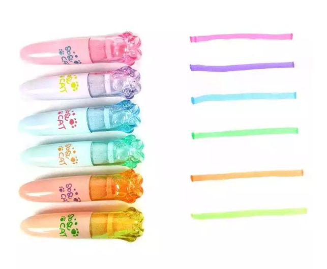 MARCA TEXTO PATA PET 6 CORES PT1401 SKYPAPER