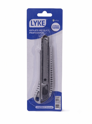 ESTILETE METALICO PROFISSIONA 18MM LYKE