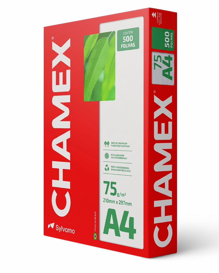 PAPEL A4 75G CHAMEX 210MMX297MM 500 FLS