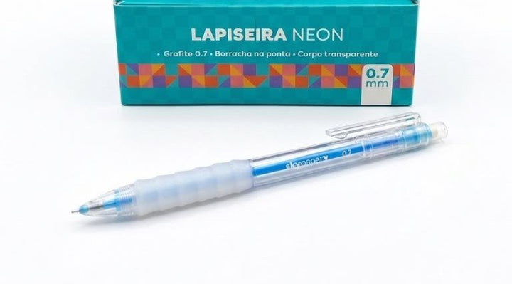 LAPISEIRA NEON 0.7 GRIP E CLIP SKYPAPER 