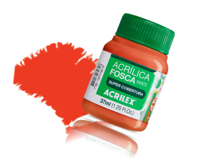 TINTA ACRILICA FOSCA MATE ACRILEX 37ML