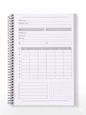 CADERNO 1M ESPIRAL 3042 PIXEL BLOCK 80 FLS JANDAIA