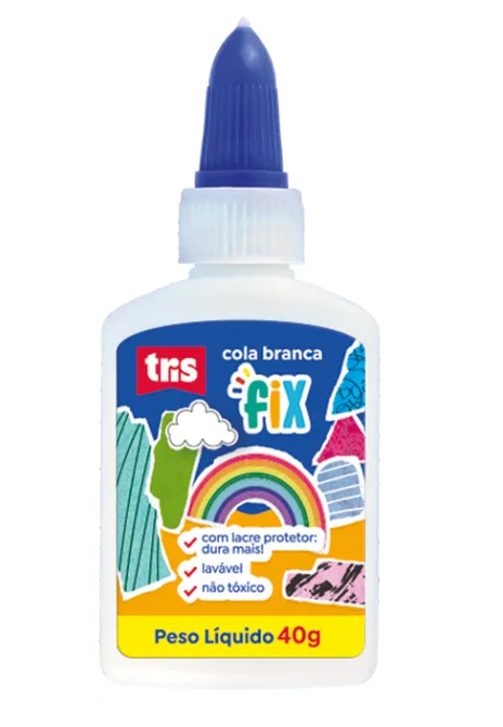 COLA BRANCA FIX TRIS 40G