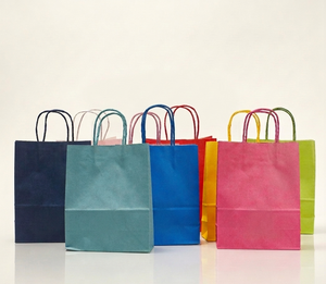 SACOLA PAPEL PARA PRESENTE CORES 