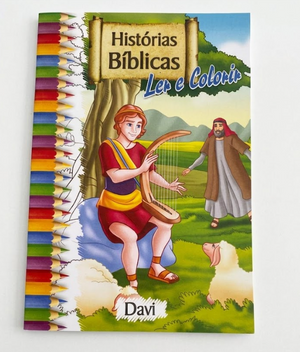 REVISTA LER E COLORIR HISTORIAS BIBLICAS REDEEL