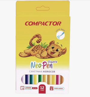 HIDROCOR FINO GRANDE 12 CORES NEO PEN COMPACTOR